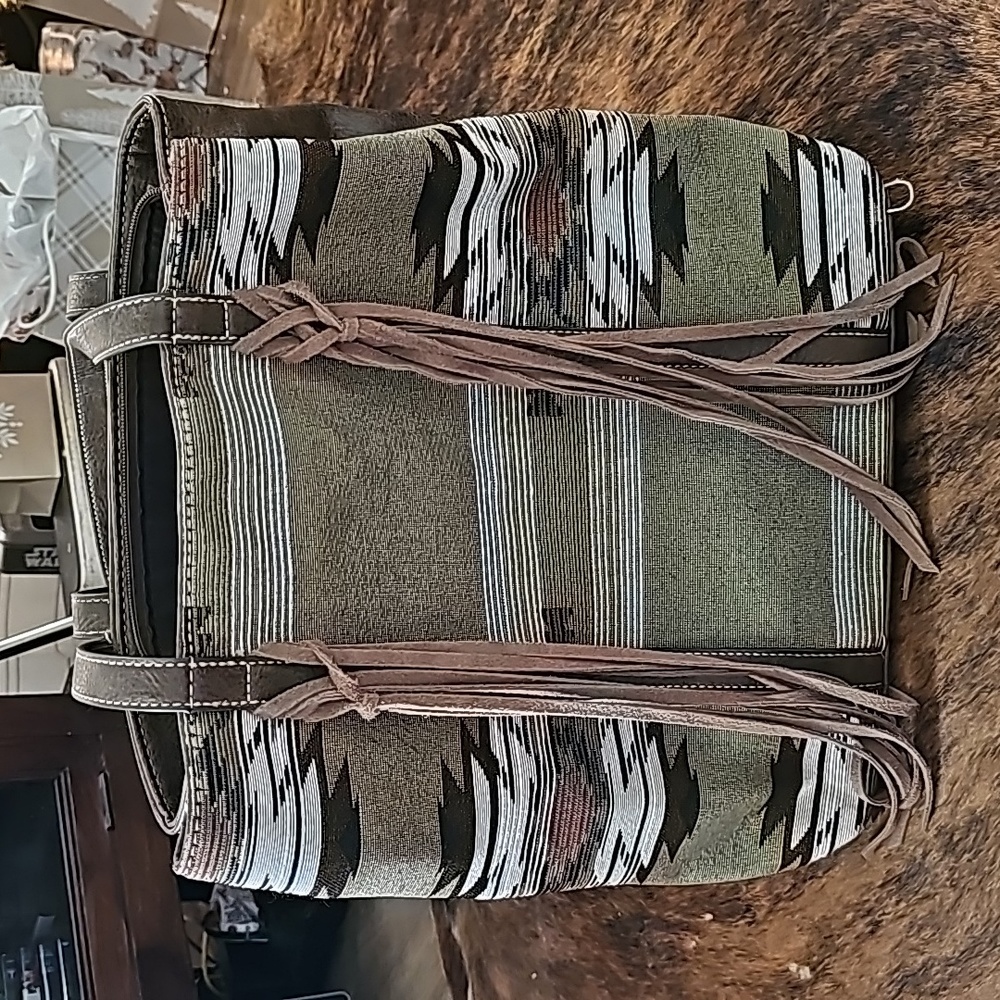 Tony Lama Aztec large purse